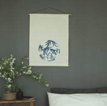Load image into Gallery viewer, Fabric Poster with Vase Illustration