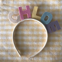 Load image into Gallery viewer, Name hairband
