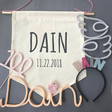 Load image into Gallery viewer, Name hairband