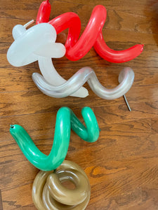 Balloon garland - Christmas