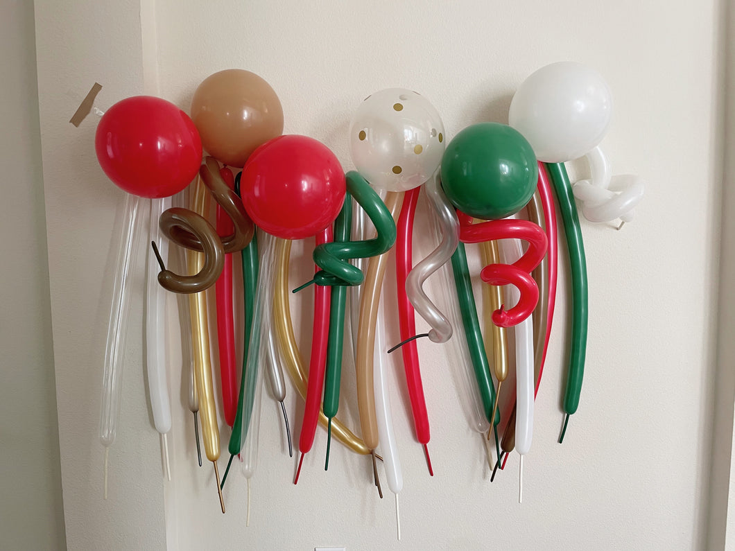 Balloon garland - Christmas